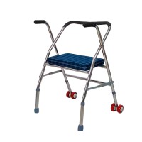 Ходунки для дорослого YK-25 на колесах із сидінням опори-ходунки для дорослих опора для ходьби