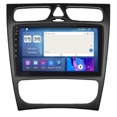 Штатная магнитола Lesko для Mercedes-Benz C-Класс II (W203) 2000-2004 экран 9" 4/64Gb CarPlay 4G Wi-Fi GPS Prime