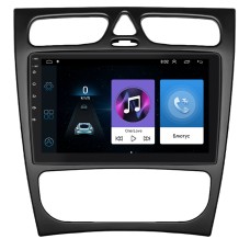 Штатная магнитола Lesko для Mercedes-Benz C-Класс II (W203) 2000-2004 экран 9" 1/16Gb Wi-Fi GPS Base