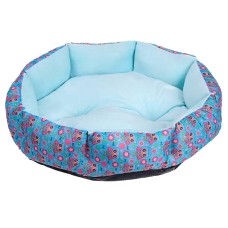 Лежак для котов собак круглый SY-2022-1208-97 Blue Owl S (40*18 см)