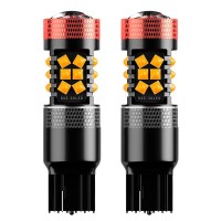 Автомобільна світлодіодна лампа поворот+стоп сигнал DXZ G-3030-30 T20-7440 30W Yellow