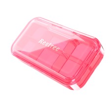 Таблетниця органайзер для таблеток FY-2021 6 осередків Pink