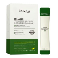 Нічна маска для обличчя з колагеном та центелою Bioaqua Collagen Firming Sleeping Mask 20 шт.