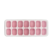 Силіконова форма для льоду CUMENSS AI-814 Cube 14 Pink