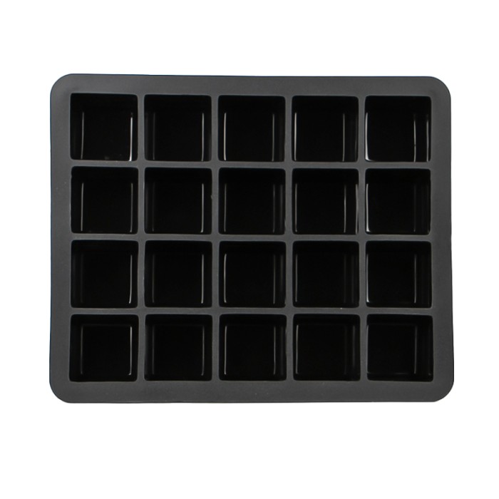 Силиконовая форма для льда CUMENSS AI-820 Cube 20 Black