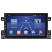 Штатна магнітола Lesko для Suzuki Grand Vitara III Рестайлінг 2 2012-2015 екран 9" 6/128Gb 4G Wi-Fi GPS Top