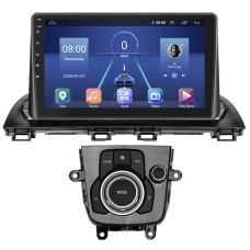 Штатная магнитола Lesko для Mazda 3 III (BM) Рестайлинг 2016-2019 экран 9" 4/32Gb 4G Wi-Fi GPS Top