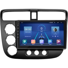 Штатна магнітола Lesko для Honda Civic VII Рестайлінг 2003-2006 екран 9" 4/32Gb 4G Wi-Fi GPS Top