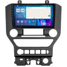 Штатна магнітола Lesko для Ford Mustang VI Рестайлінг 2017-н.в. екран 9" 2/32Gb CarPlay 4G Wi-Fi GPS Prime
