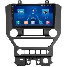 Штатна магнітола Lesko для Ford Mustang VI Рестайлінг 2017-н.в. екран 9" 4/32Gb 4G Wi-Fi GPS Top