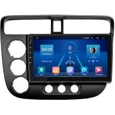 Штатна магнітола Lesko для Honda Civic VII 2000-2003 екран 9" 6/128Gb 4G Wi-Fi GPS Top