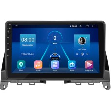 Штатная магнитола Lesko для Mercedes-Benz C-Класс III (W204) 2006-2011 экран 9" 6/128Gb 4G Wi-Fi GPS Top