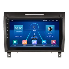 Штатная магнитола Lesko для Mercedes-Benz SLK-Класс II (R171) 2004-2008 экран 9" 6/128Gb 4G Wi-Fi GPS Top