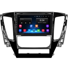 Штатная магнитола Lesko для Mitsubishi Pajero Sport III 2015-2021 экран 9" 2/32Gb Wi-Fi GPS Base