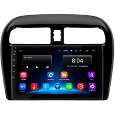 Штатная магнитола Lesko для Mitsubishi Mirage VI Рестайлинг 2 2019-н.в. экран 9" 2/32Gb Wi-Fi GPS Base