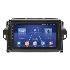 Штатная магнитола Lesko для Toyota Fortuner II Рестайлинг 2020-н.в. экран 9" 6/128Gb 4G Wi-Fi GPS Top
