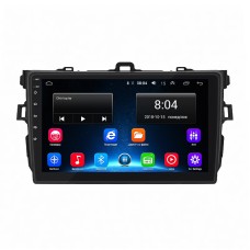 Штатная магнитола Lesko для Toyota Corolla X (E140, E150) 2006-2012 экран 9" 2/32Gb Wi-Fi GPS Base