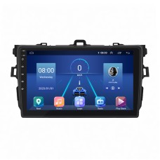 Штатная магнитола Lesko для Toyota Corolla X (E140, E150) 2006-2012 экран 9" 2/32Gb 4G Wi-Fi GPS Top