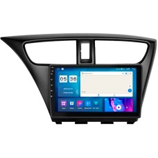 Штатна магнітола Lesko для Honda Civic IX Рестайлінг 2013-2017 екран 9" 4/64Gb CarPlay 4G Wi-Fi GPS Prime