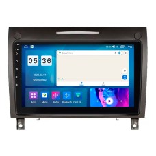 Штатная магнитола Lesko для Mercedes-Benz SLK-Класс II (R171) Рестайлинг 2008-2011 экран 9" 4/64Gb CarPlay 4G Wi-Fi GPS Prime