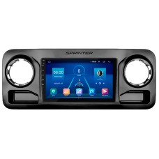Штатная магнитола Lesko для Mercedes-Benz Sprinter III (W907/910) 2018-н.в. экран 10" 6/128Gb 4G Wi-Fi GPS Top
