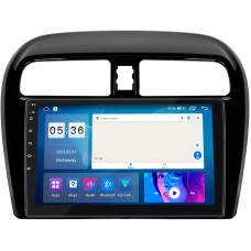Штатная магнитола Lesko для Mitsubishi Mirage VI Рестайлинг 2015-2019 экран 9" 4/64Gb CarPlay 4G Wi-Fi GPS Prime