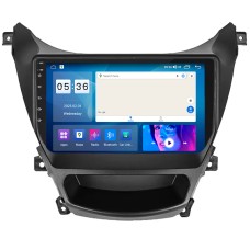 Штатна магнітола Lesko для Hyundai Elantra V (MD) Рестайлінг ver 2 2013-2016 екран 9" 4/64Gb CarPlay 4G Wi-Fi GPS Prime