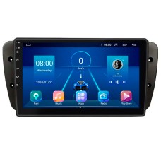 Штатна магнітола Lesko для SEAT Ibiza IV Рестайлінг 2012-2015 екран 9" 6/128Gb 4G Wi-Fi GPS Top