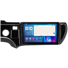 Штатна магнітола Lesko для Toyota Aqua I right wheel 2011-2021 екран 9" 4/64Gb CarPlay 4G Wi-Fi GPS Prime