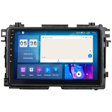 Штатна магнітола Lesko для Honda HR-V II Рестайлінг 2018-н.в. екран 9" 4/64Gb CarPlay 4G Wi-Fi GPS Prime