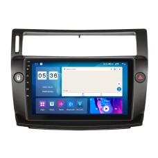 Штатная магнитола Lesko для Citroen C4 I Рестайлинг 2008-2011 экран 9" 4/64Gb CarPlay 4G Wi-Fi GPS Prime