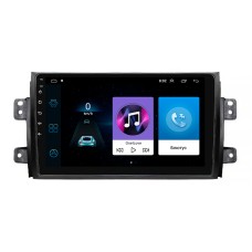 Штатна магнітола Lesko для Fiat Sedici 2005-2014 екран 9" 1/16Gb Wi-Fi GPS Base