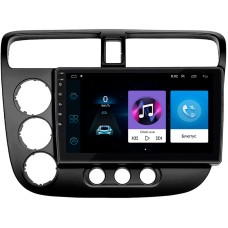 Штатна магнітола Lesko для Honda Civic VII 2000-2003 екран 9" 1/16Gb Wi-Fi GPS Base