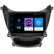 Штатна магнітола Lesko для Hyundai Elantra V (MD) Рестайлінг 2013-2016 екран 9" 1/16Gb Wi-Fi GPS Base