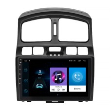 Штатна магнітола Lesko для Hyundai Santa Fe I 2000-2012 екран 9" 1/16Gb Wi-Fi GPS Base