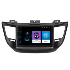 Штатна магнітола Lesko для Hyundai Tucson III 2015-2018 екран 9" 1/16Gb Wi-Fi GPS Base
