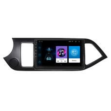 Штатна магнітола Lesko для Kia Picanto II Рестайлінг 2015-2017 екран 9" 1/16Gb Wi-Fi GPS Base