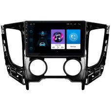 Штатная магнитола Lesko для Mitsubishi L200 V Manual AC 2015-2019 экран 9" 1/16Gb Wi-Fi GPS Base