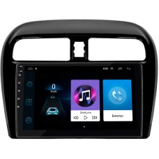 Штатная магнитола Lesko для Mitsubishi Mirage VI Рестайлинг 2 2019-н.в. экран 9" 1/16Gb Wi-Fi GPS Base