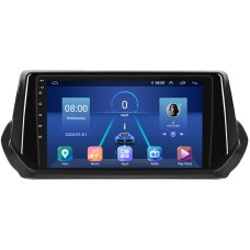 Штатна магнітола Lesko для Peugeot 2008 II 2019-н.в. екран 9" 2/32Gb 4G Wi-Fi GPS Top