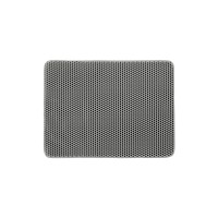 Двошаровий килимок для котячого туалету з фільтром DT856 нековзний Gray 30*45 см