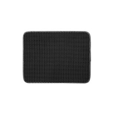 Двошаровий килимок для котячого туалету з пісочним фільтром DT856 нековзний Black 30*45 см