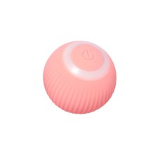 Інтерактивна смарт кулька м'ячик DT475 для кота зі звуком з USB Pink