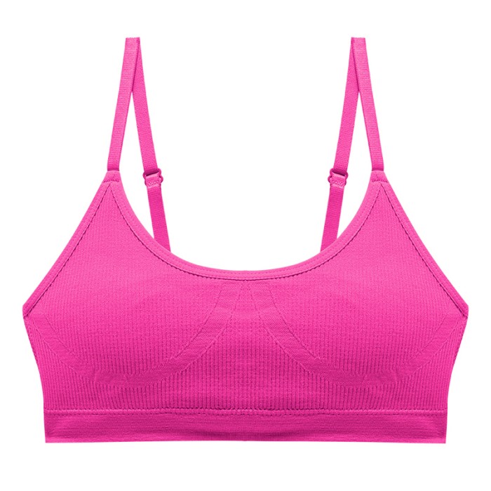 Топ женский в рубчик B02# с регулируемыми брителями Розовый электрик L 80 ABC