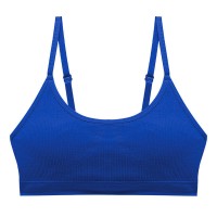Топ жіночий у рубчик B02# з регульованими брителями Синій M 70/75 ABC