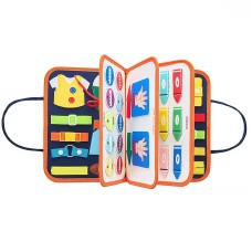 Дитяча розвиваюча сумочка 545 бізиборд монтесорі-іграшка для малюків розвиваюча моторику та сенсорику Dark Blue