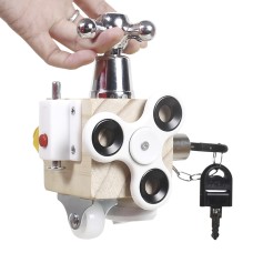 Дитяча розвиваюча іграшка 036 Бізікуб, що розвиває Куб.