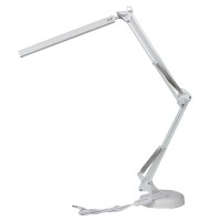 Настільна LED лампа M-018 світлодіодна USB складана на підставці White