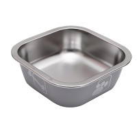 Миска для собак котів Taotaopets 1910002 металева Gray 160 мм