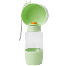 Поїлка для собак кішок Taotaopets A7705 350 мл та годівниця 150 г Green